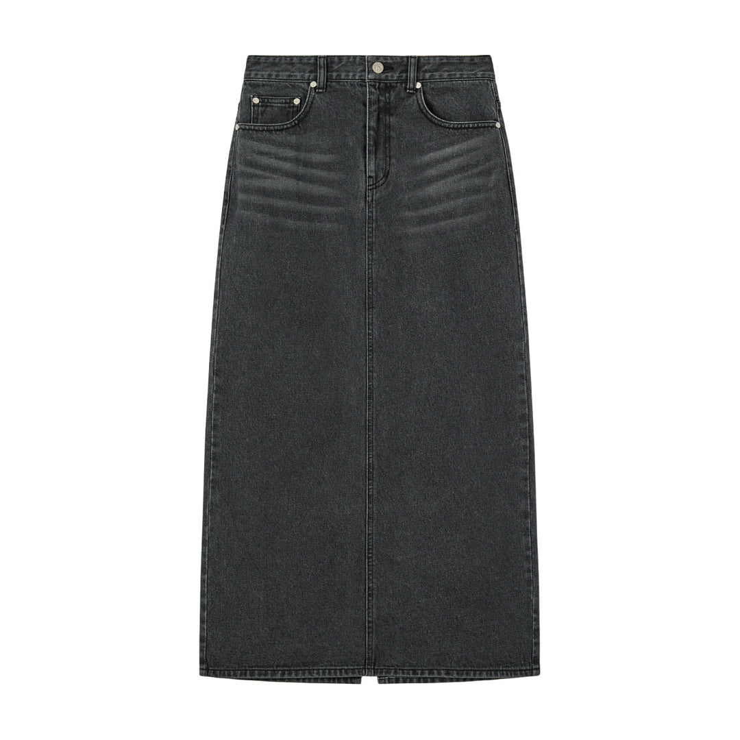 Denim Maxi Skirt
