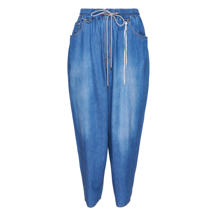 Wide Easy Denim Pants