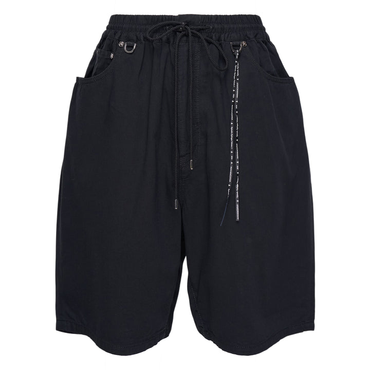 Wide Easy Denim Shorts