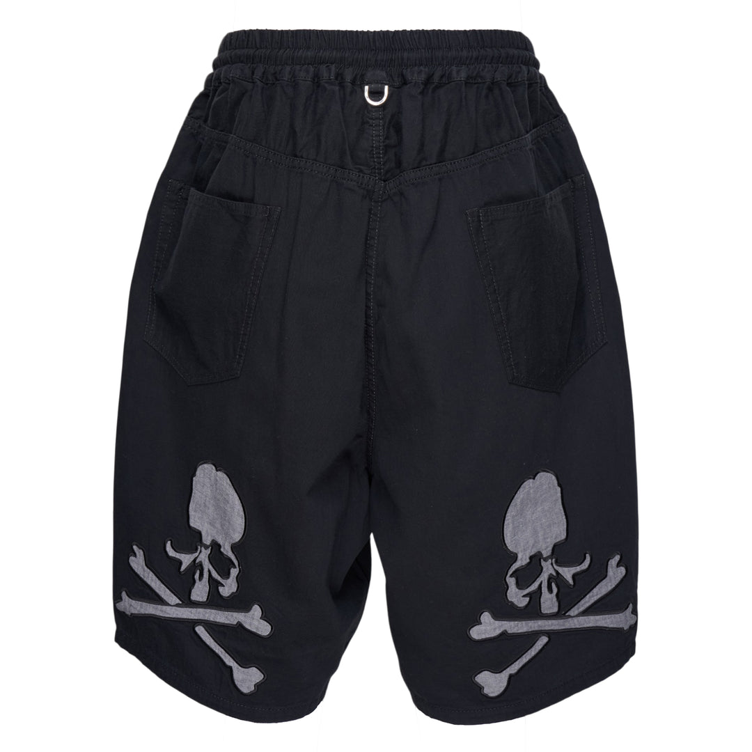 Wide Easy Denim Shorts