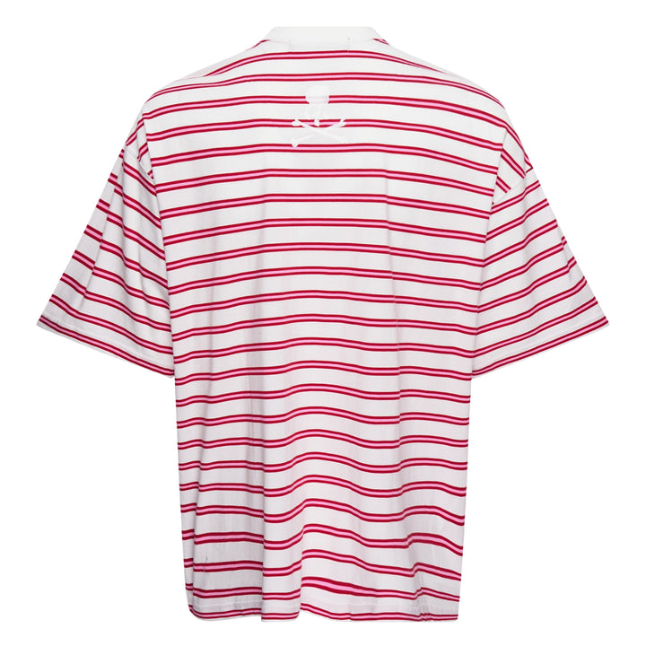 Boxy Fit Fine Gauge Stripe Tee