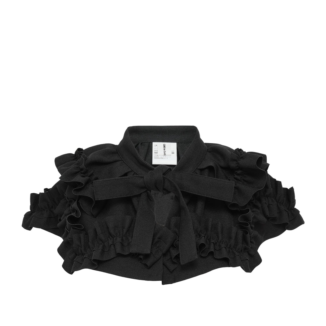 Ruffled Bow Cape
