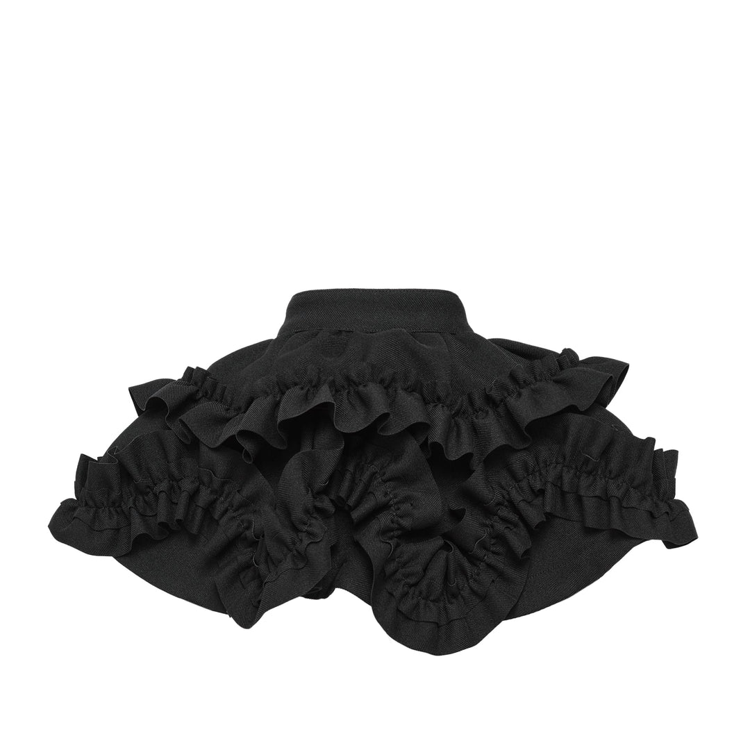 Ruffled Bow Cape