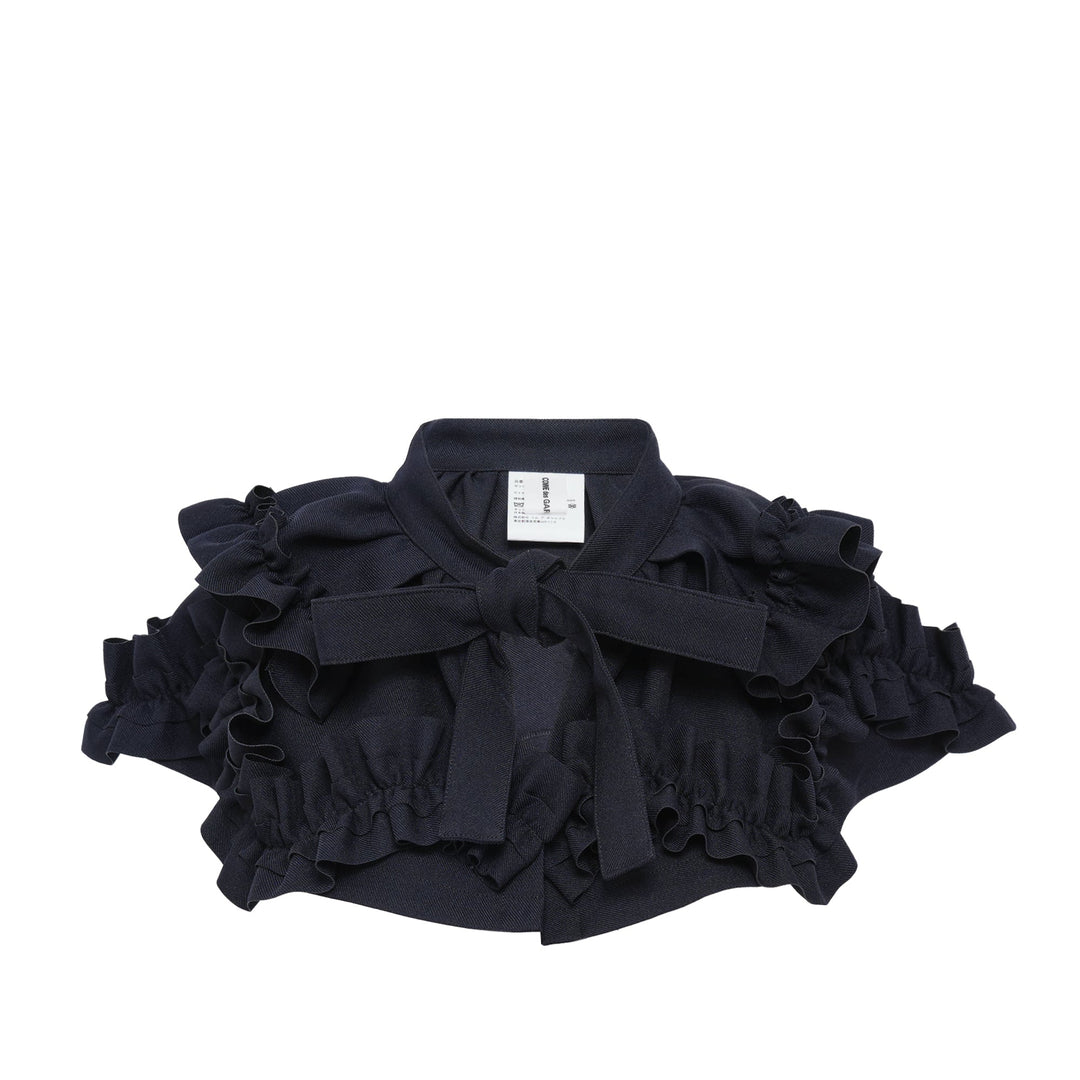 Ruffled Bow Cape