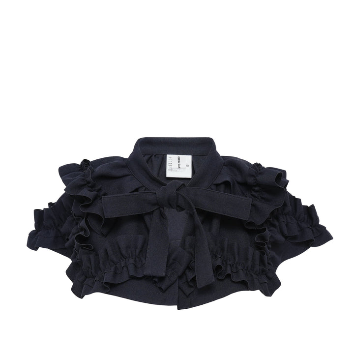 Ruffled Bow Cape