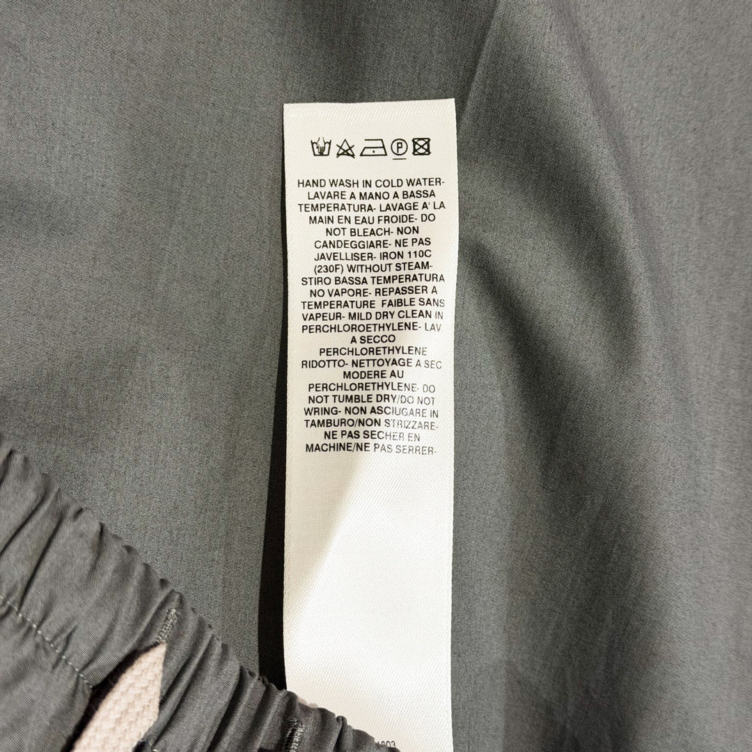 Drawstring Cropped Poplin Pants