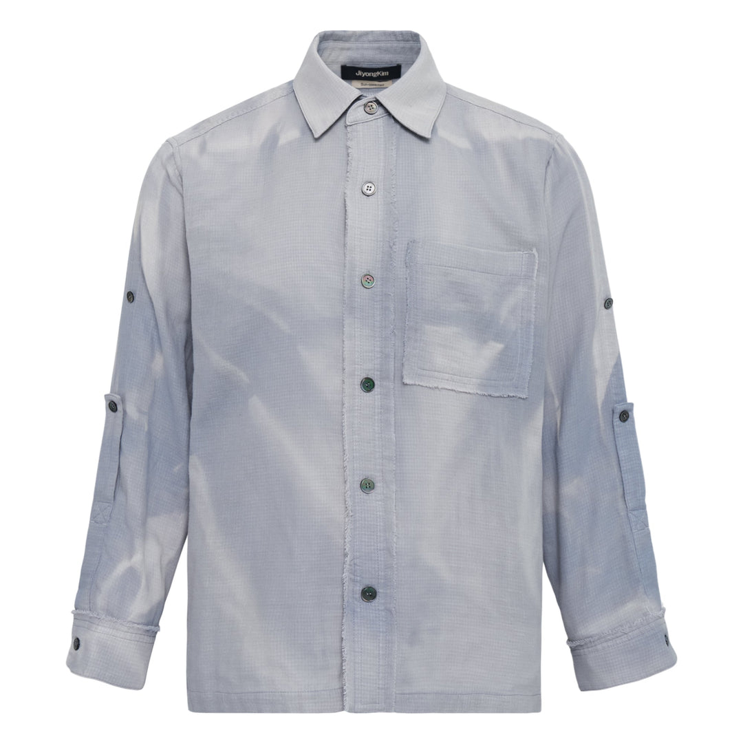 Sun-Bleached Strap Detailed Shirt