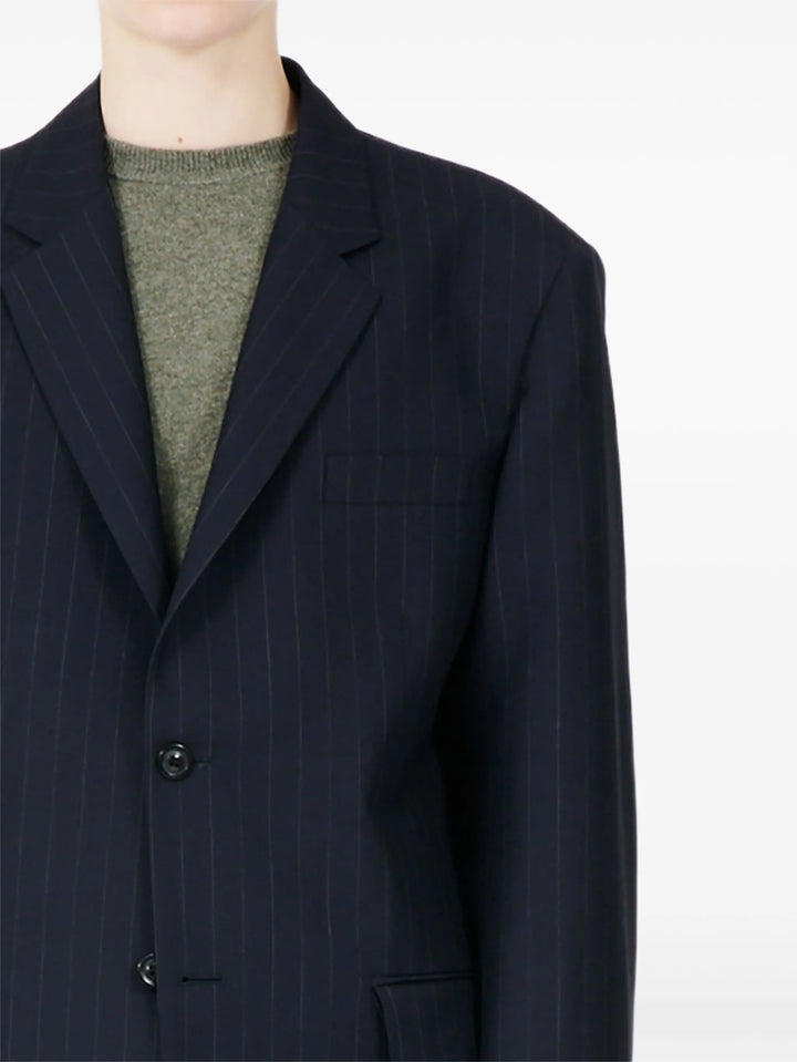 Pinstripe Wool Jacket