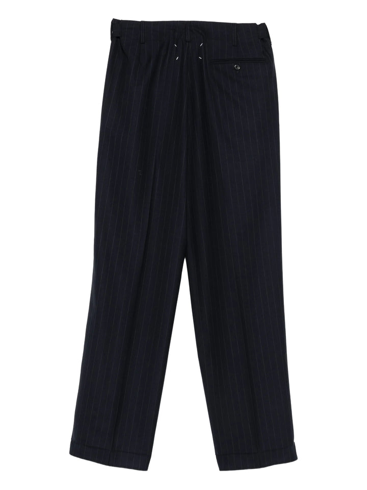 Pinstripe Wool Pants