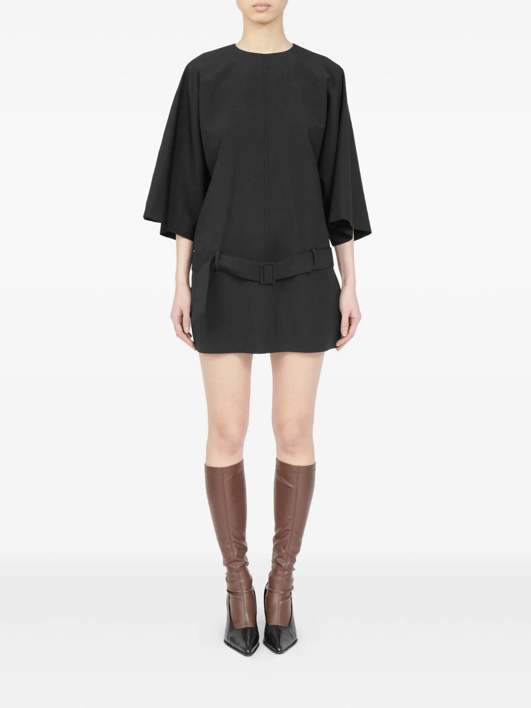 Mini Dress Technical Poplin