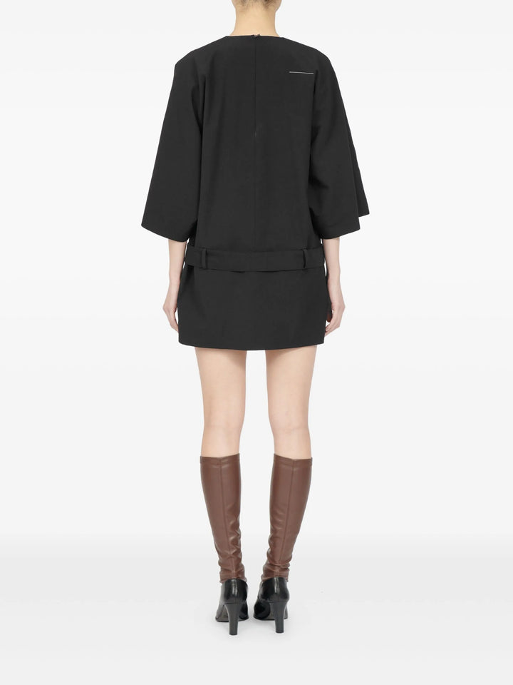 Mini Dress Technical Poplin