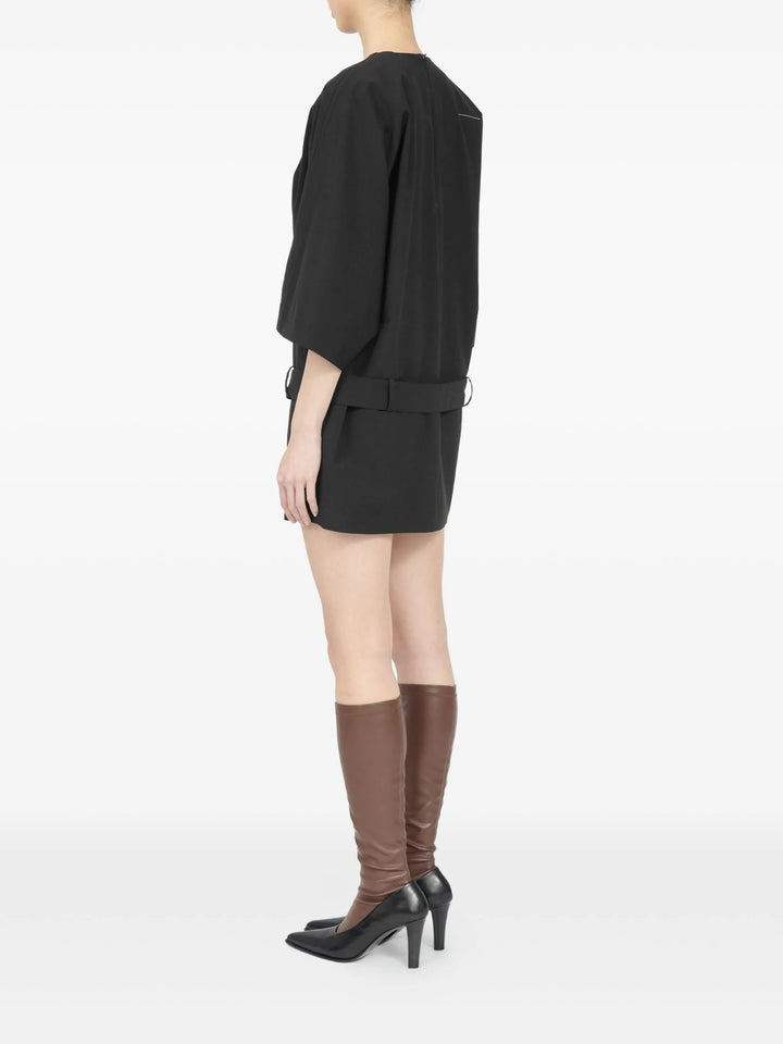 Mini Dress Technical Poplin