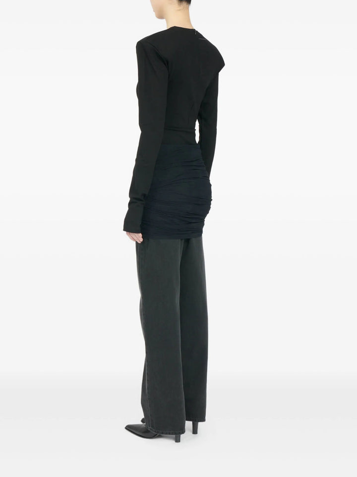 5 Pocket Black Denim Pants