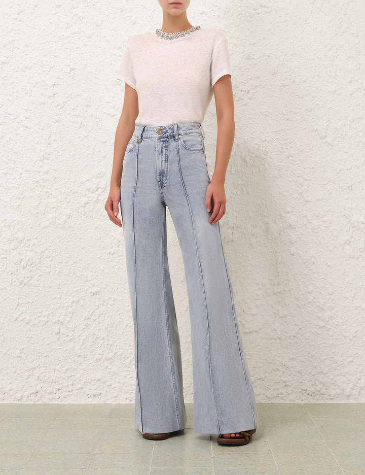 Denim Wide Leg Jeans