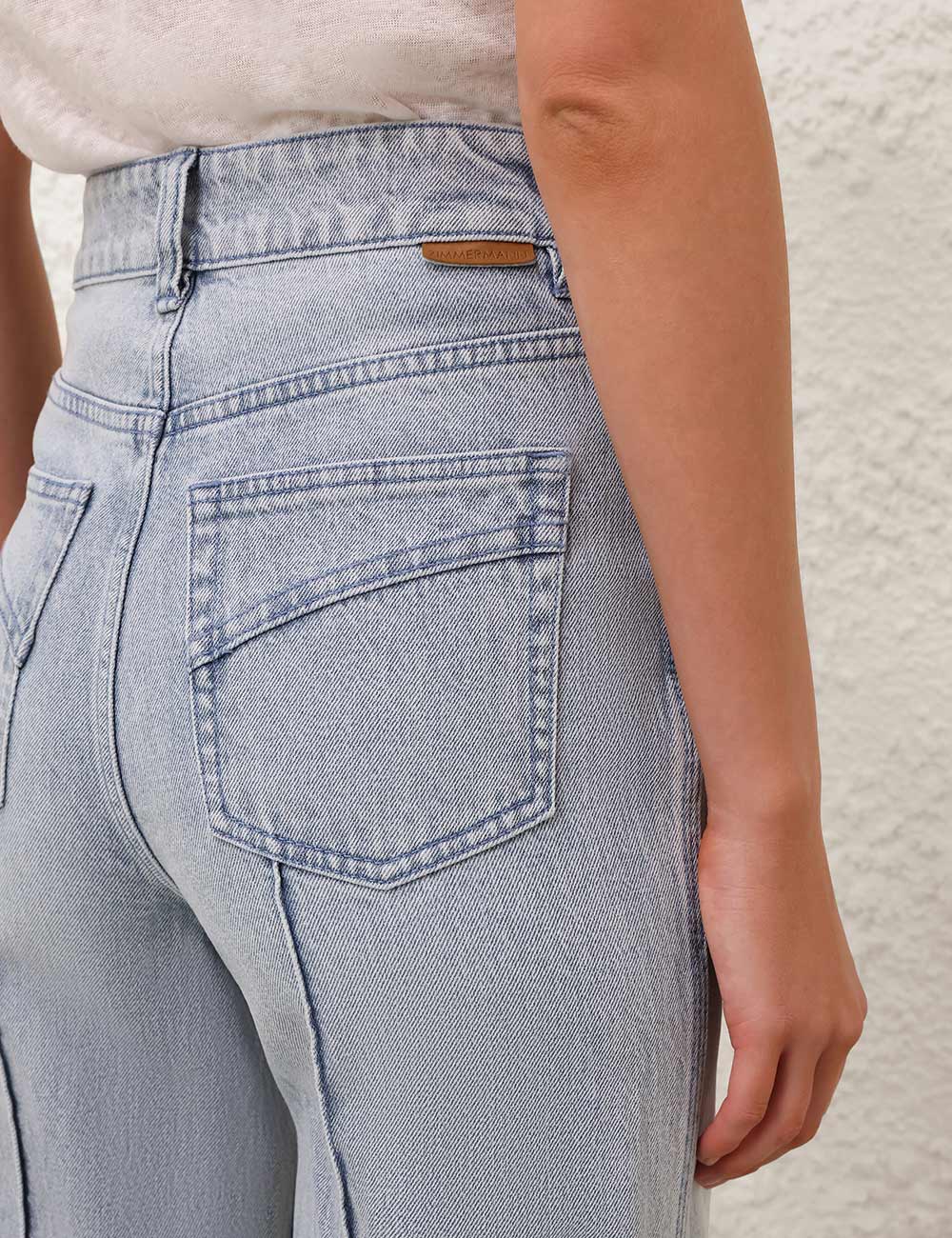 Denim Wide Leg Jeans