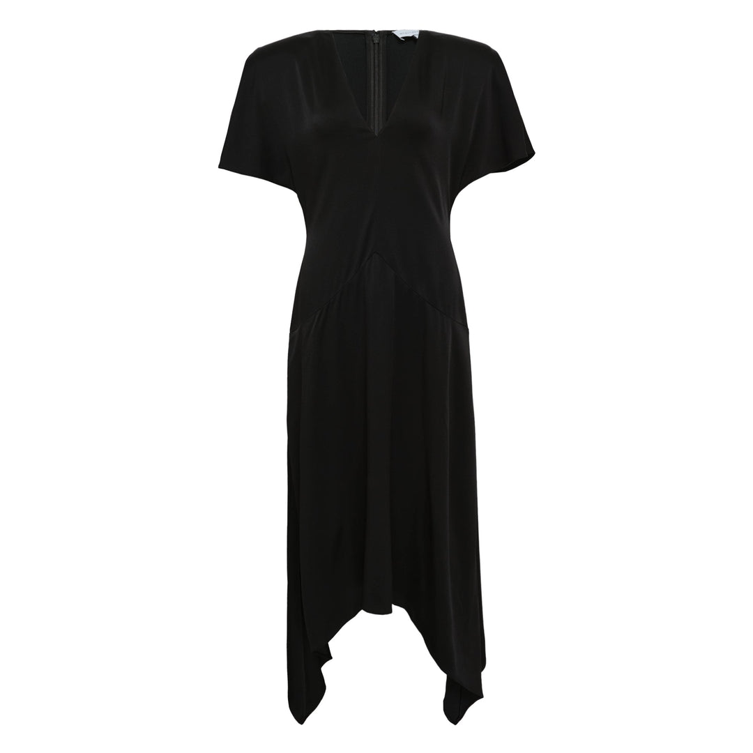 Envers Satin V Neck Dress