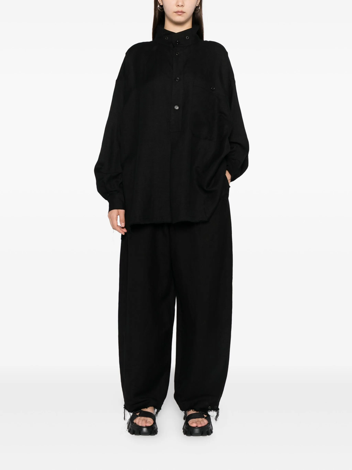 Acceptance Oversized Draped Shirt