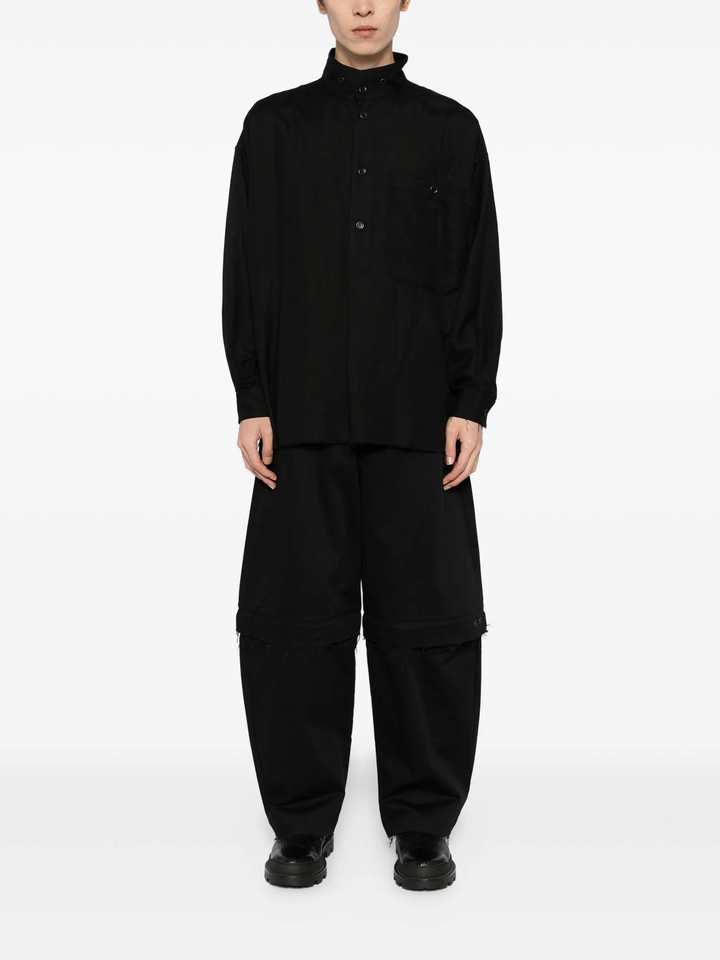 Acceptance Oversized Draped Shirt