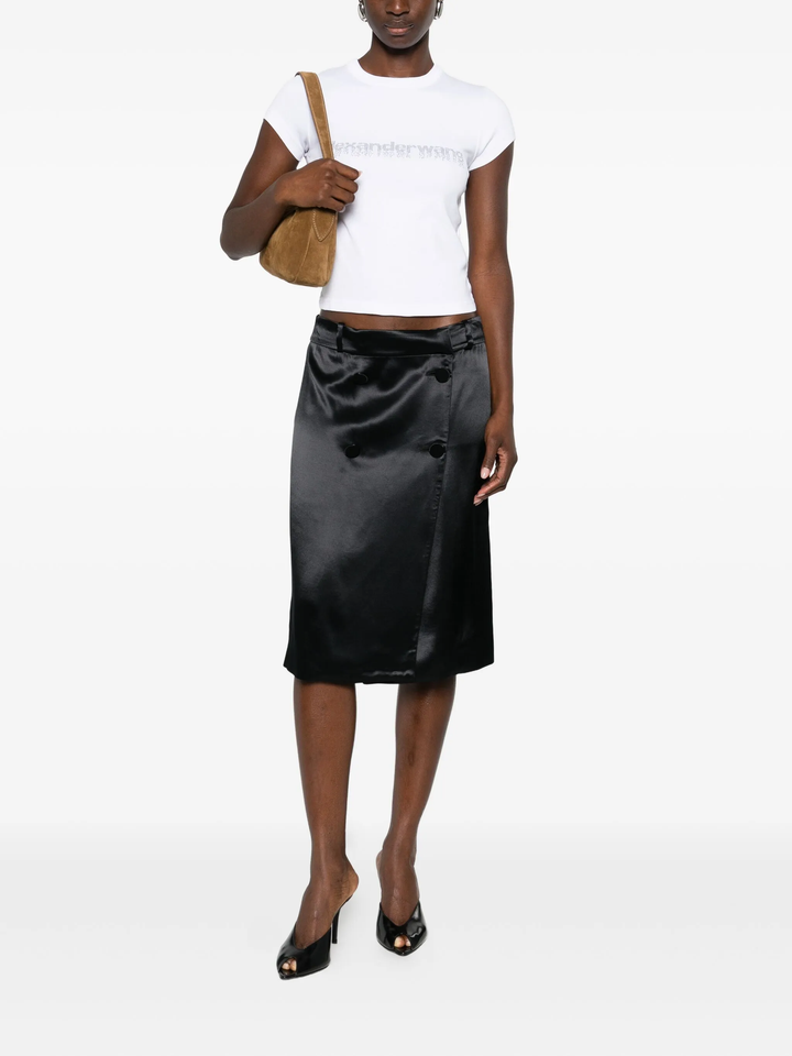 Crystal Degradé Logo Baby Tee