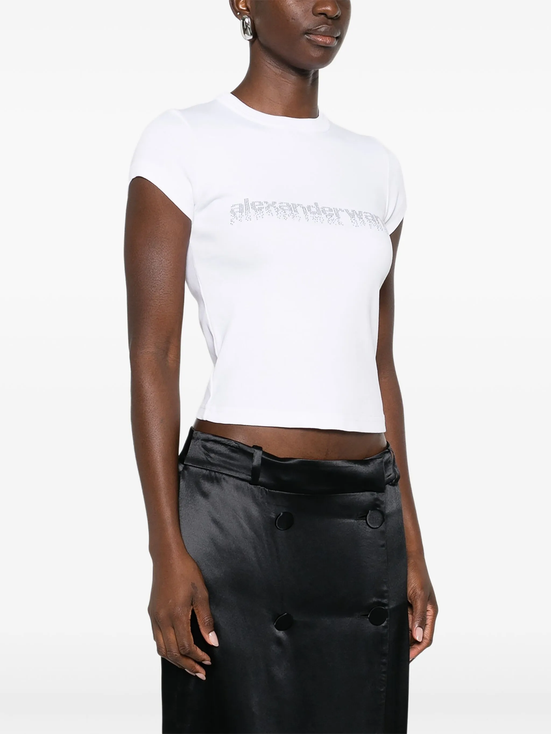 Crystal Degradé Logo Baby Tee