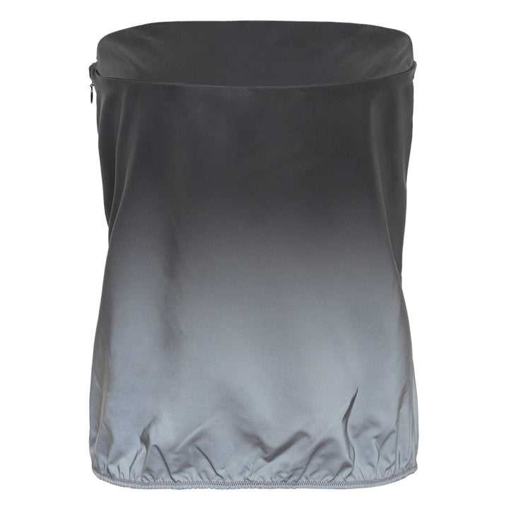 Reflective Strapless Bubble Top