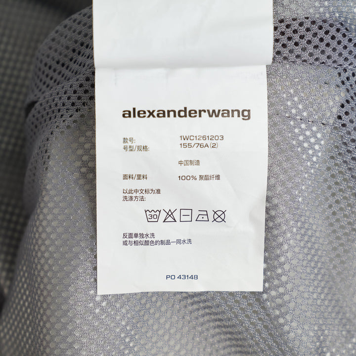 Reflective Strapless Bubble Top