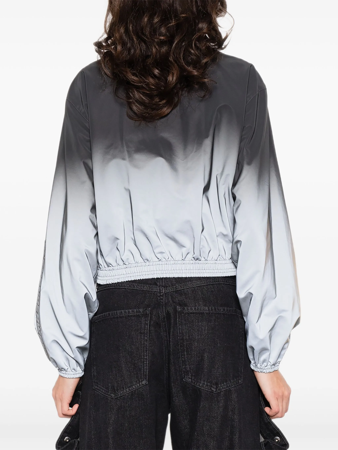 Reflective Shrunken Track Jacket