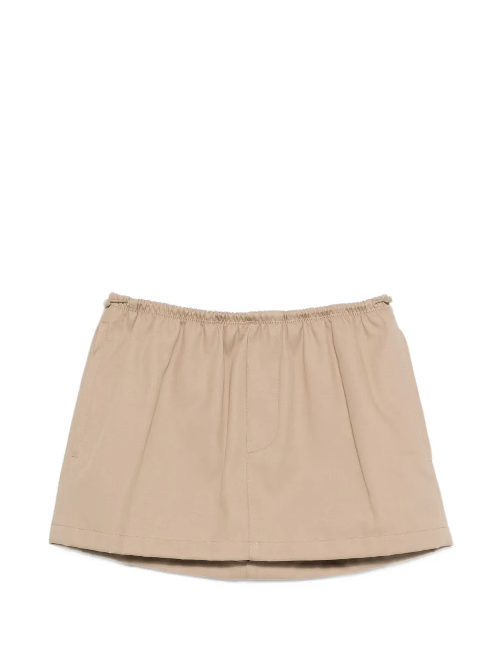 Mid-Rise Mini Elastic Skirt