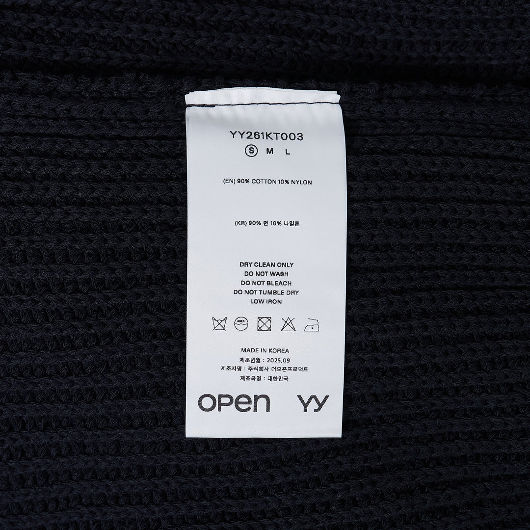 Badge Applique Knit Pullover