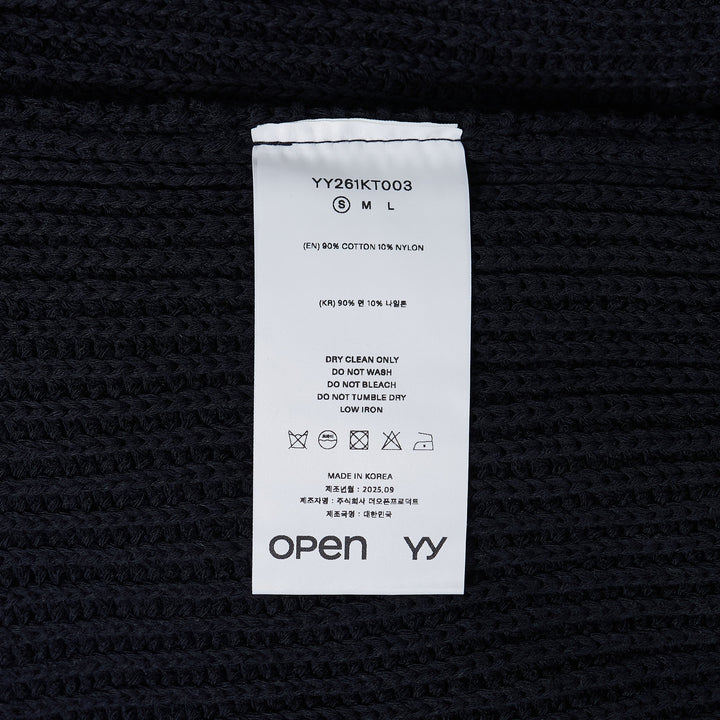 Badge Applique Knit Pullover