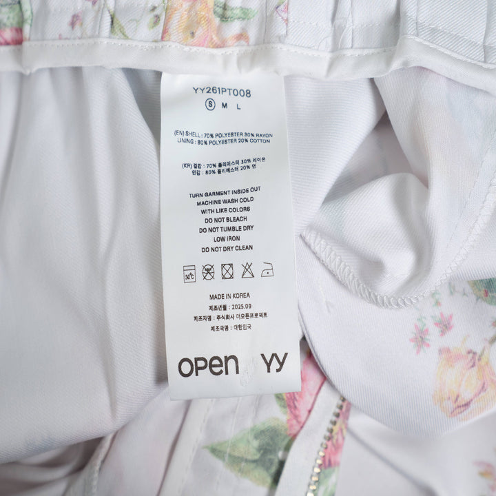 Floral Full Gather Pants