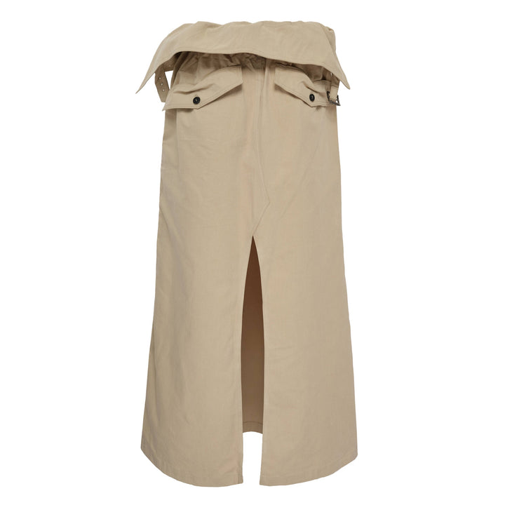 Wrap Trench Skirt