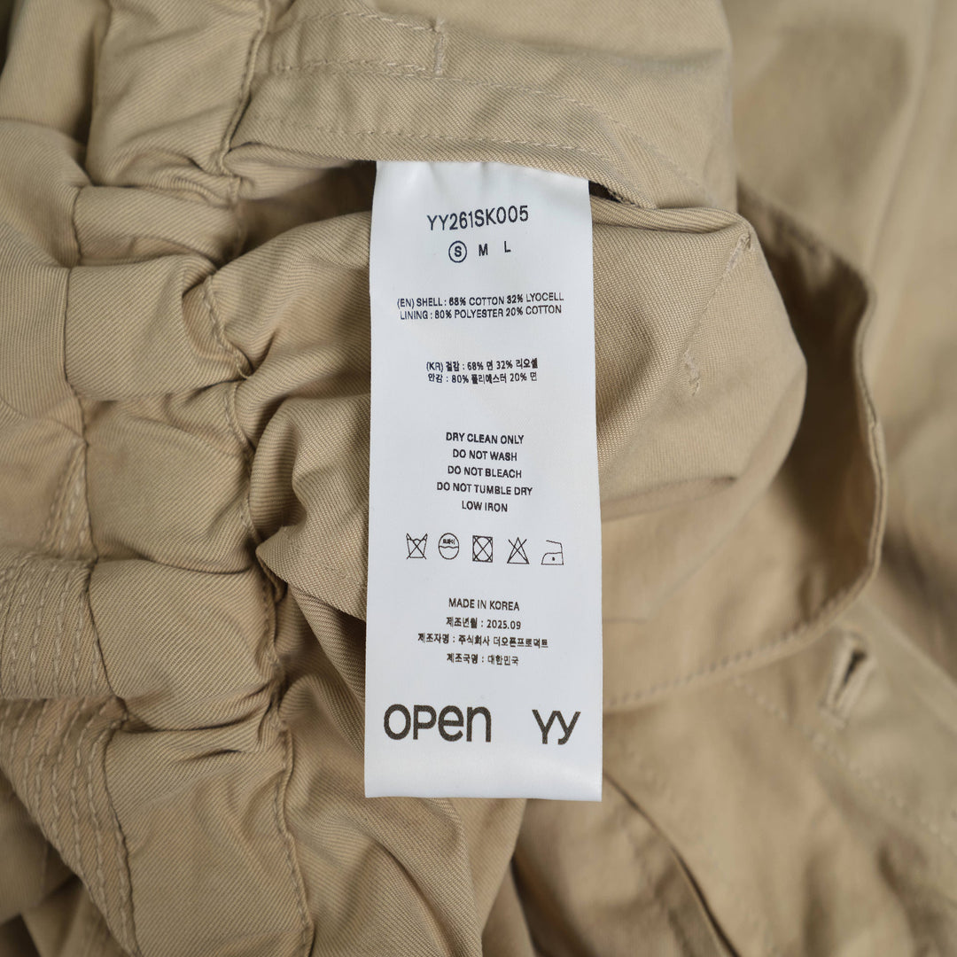 Wrap Trench Skirt