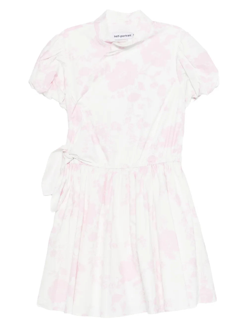 Pink Floral Cotton Drape Mini
