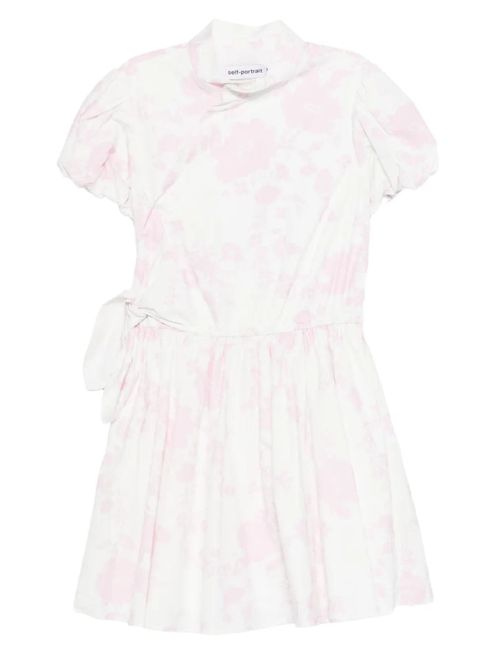 Pink Floral Cotton Drape Mini