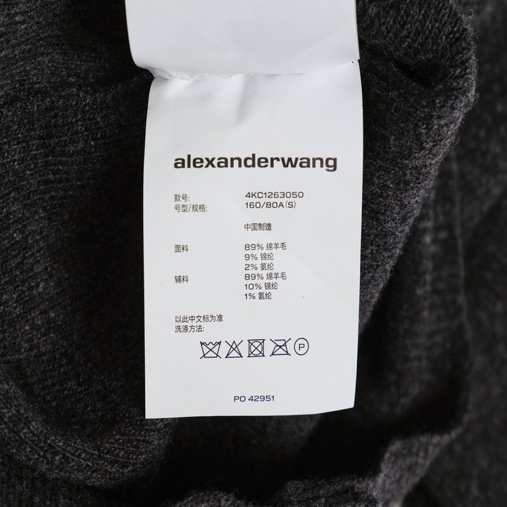 Wool Continuous Placket Cardigan