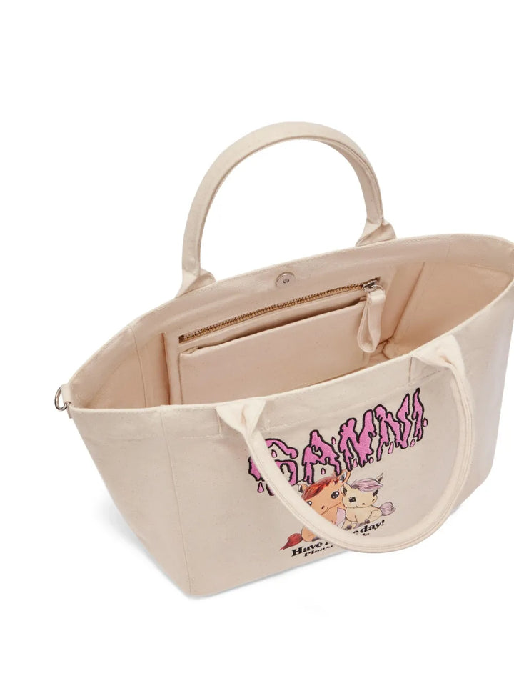 Small Easy Shopper Pony Print