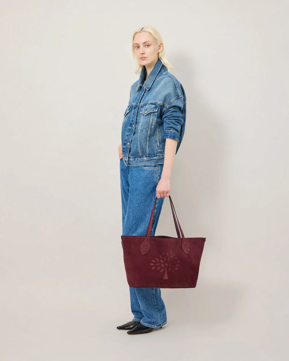Suede Tote