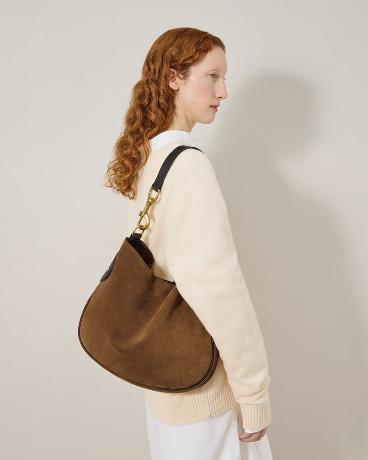 Hackney Shoulder Bag Suede
