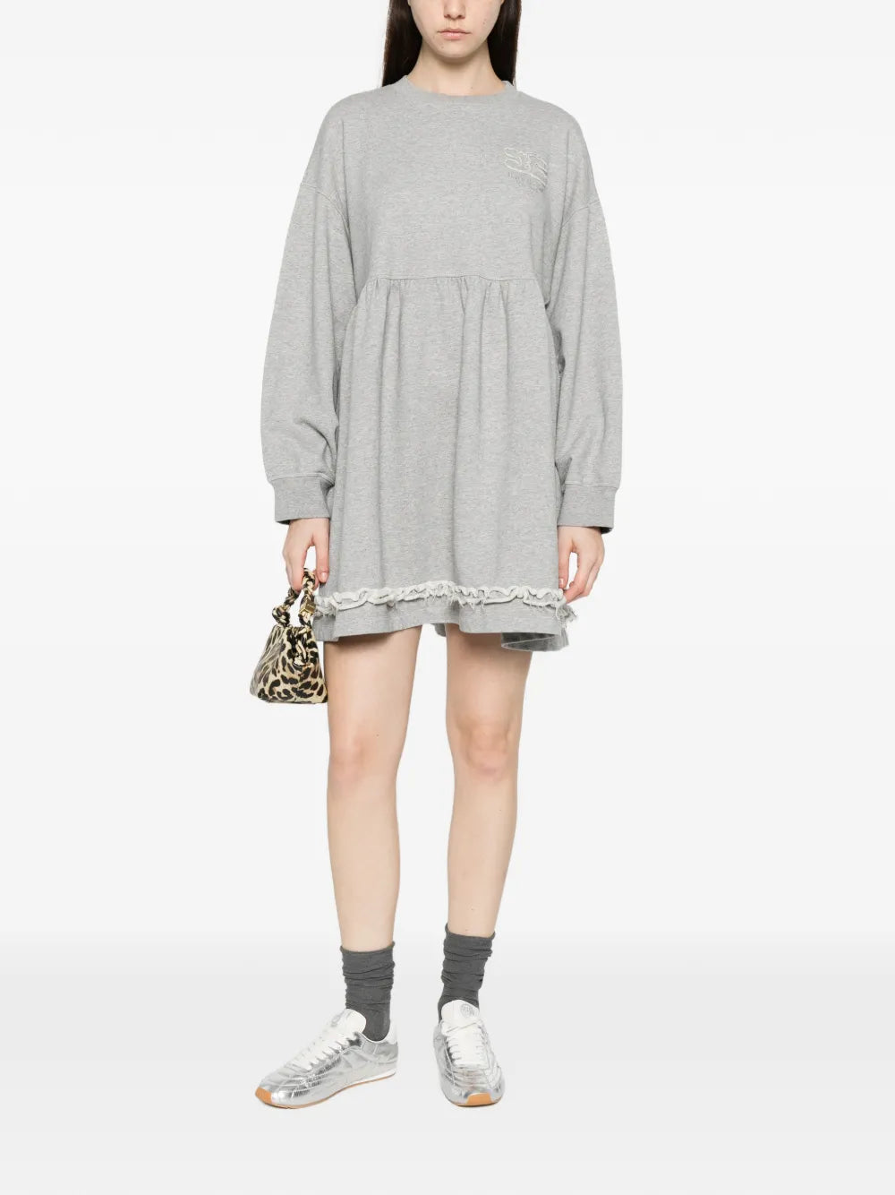 Isoli Crewneck Peplum Dress