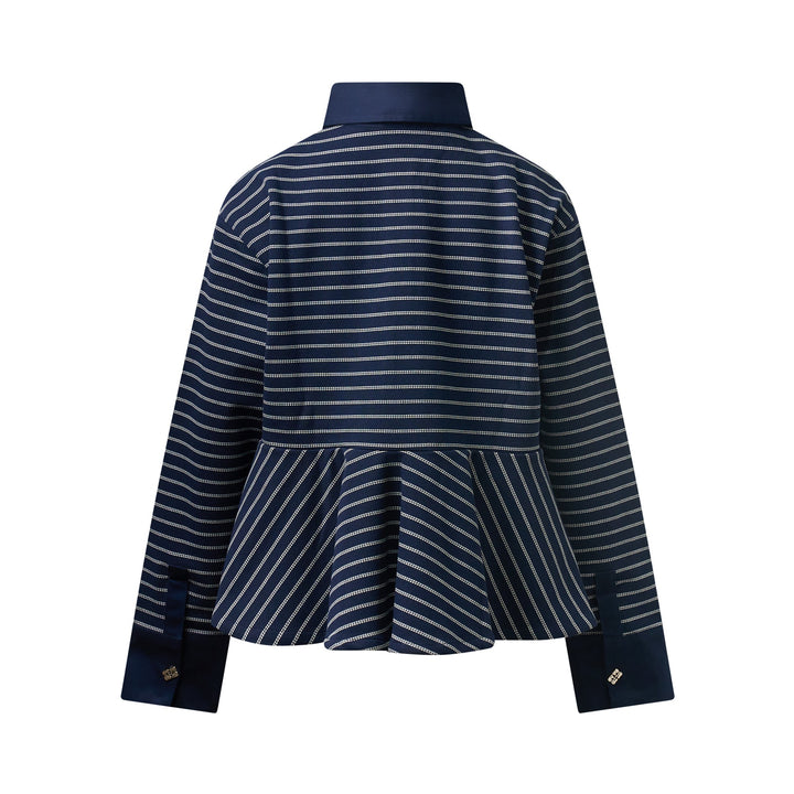 Single Pique Peplum Polo