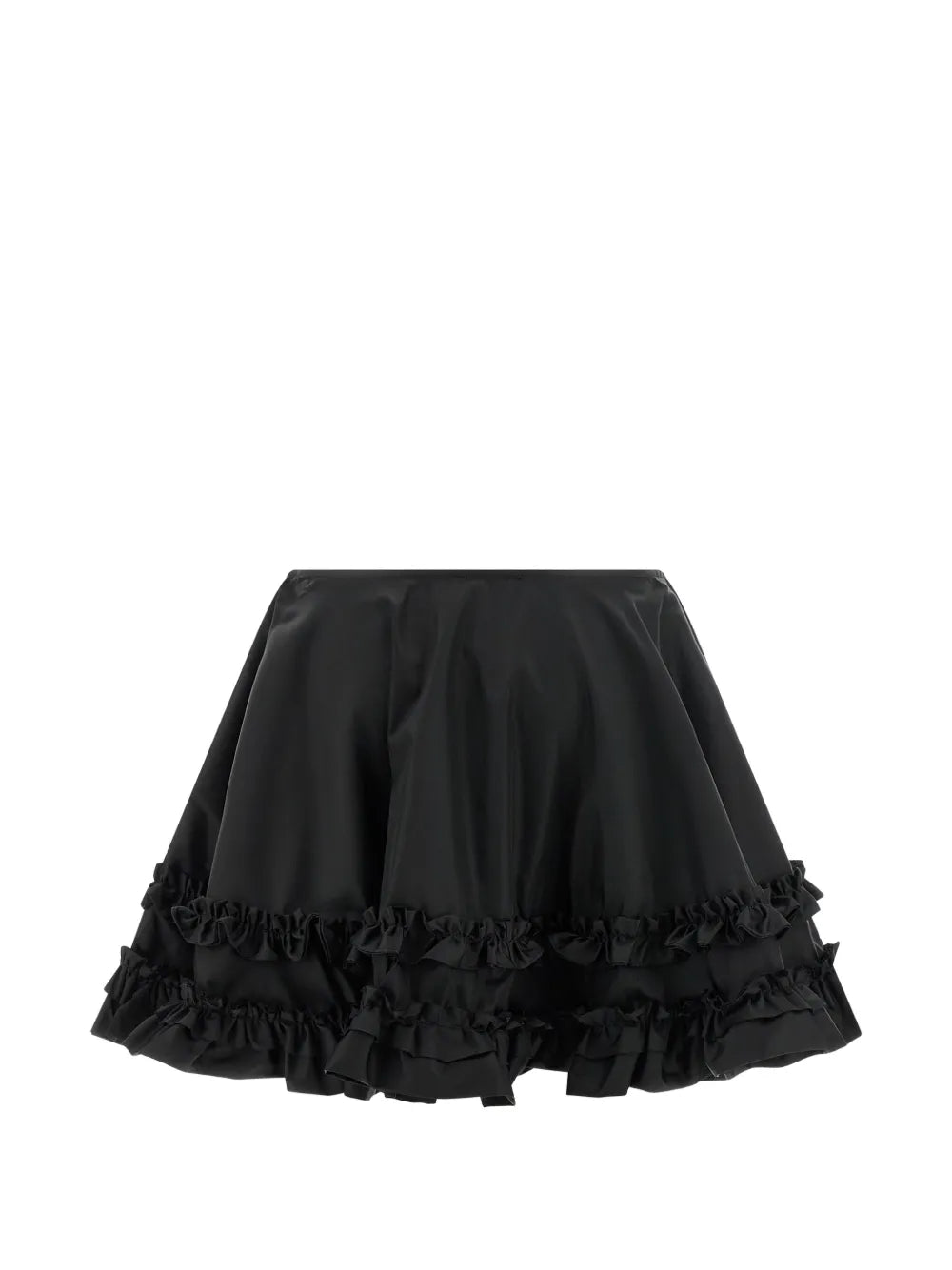 Duchesse Nylon Mini Frill Skirt