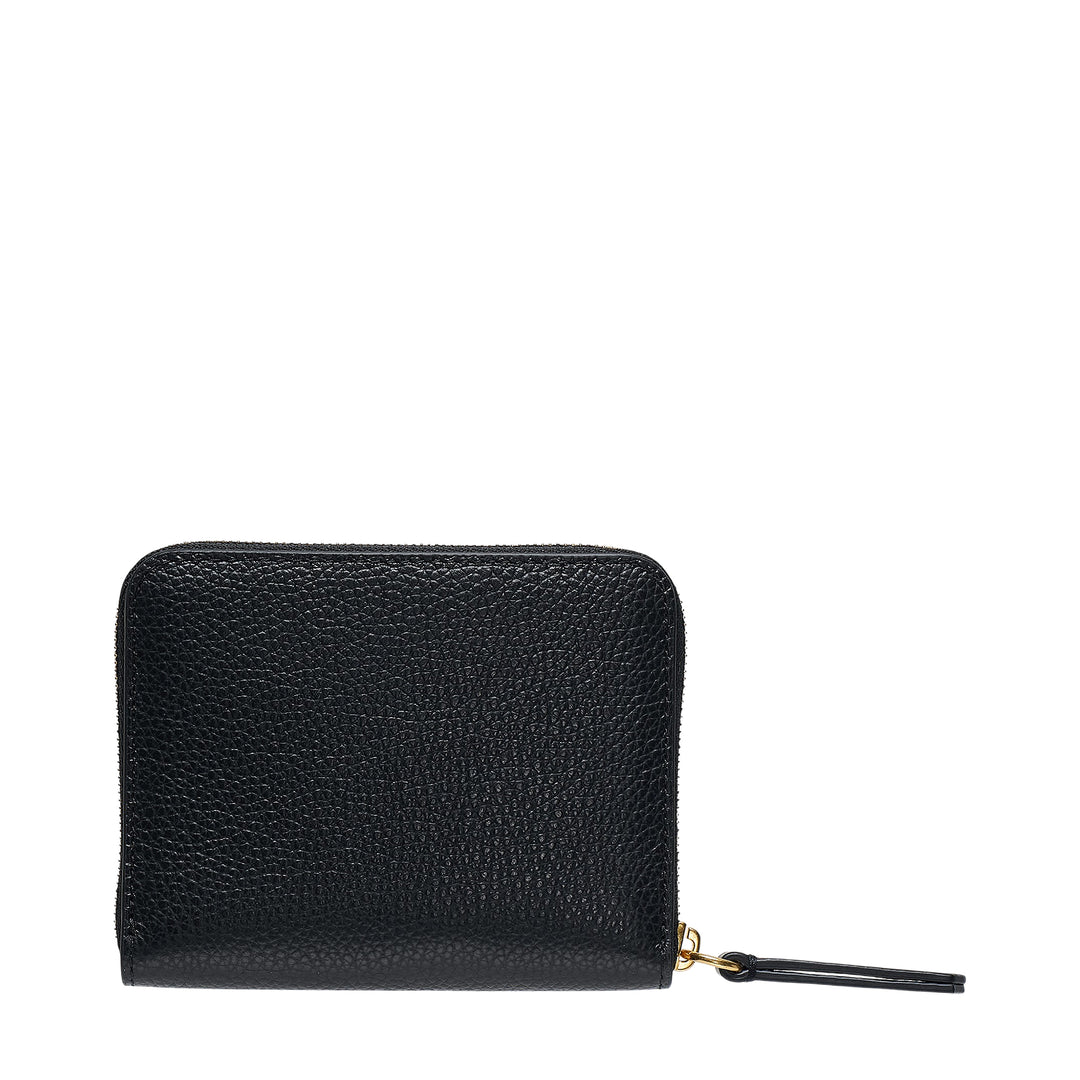 Mulberry Plaque Small Zip Around Purse Small Classic Grain