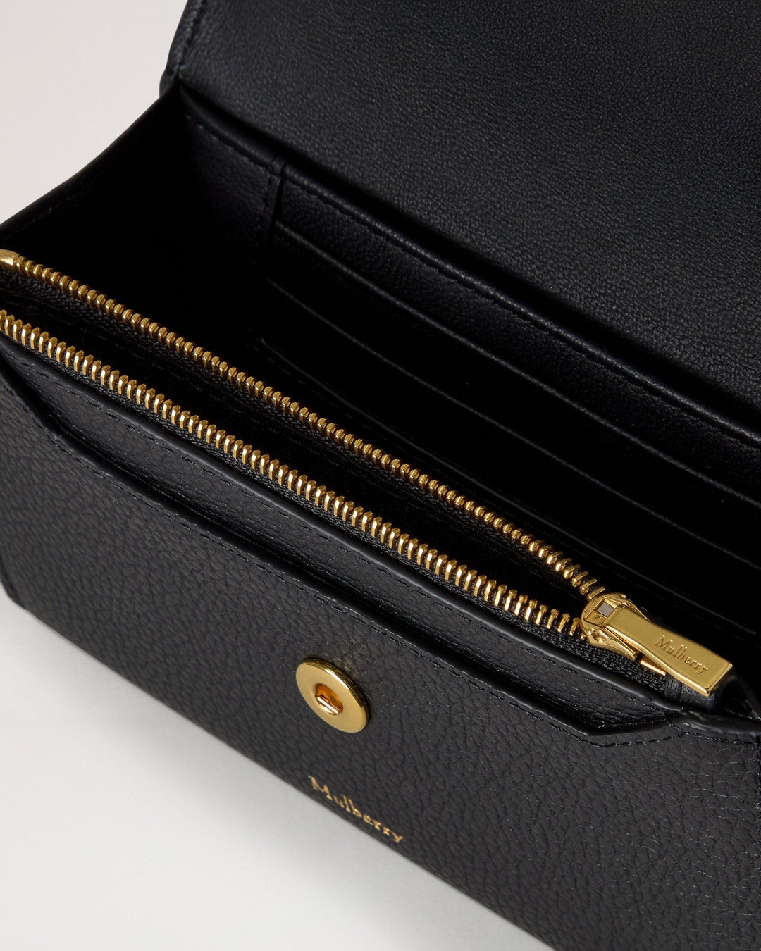 Press Stud Wallet Small Classic Grain