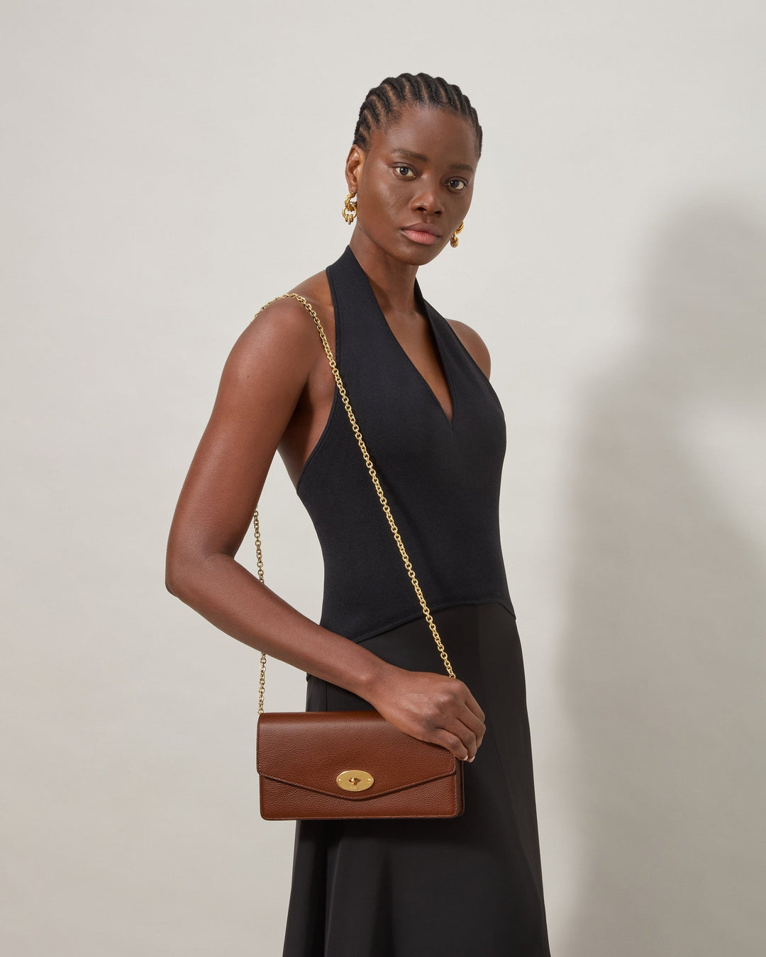 Darley Clutch Oak Two-Tone Small Classic Grain
