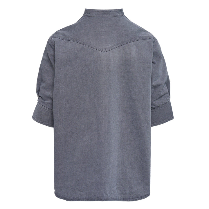 Denim x Knit Pullover