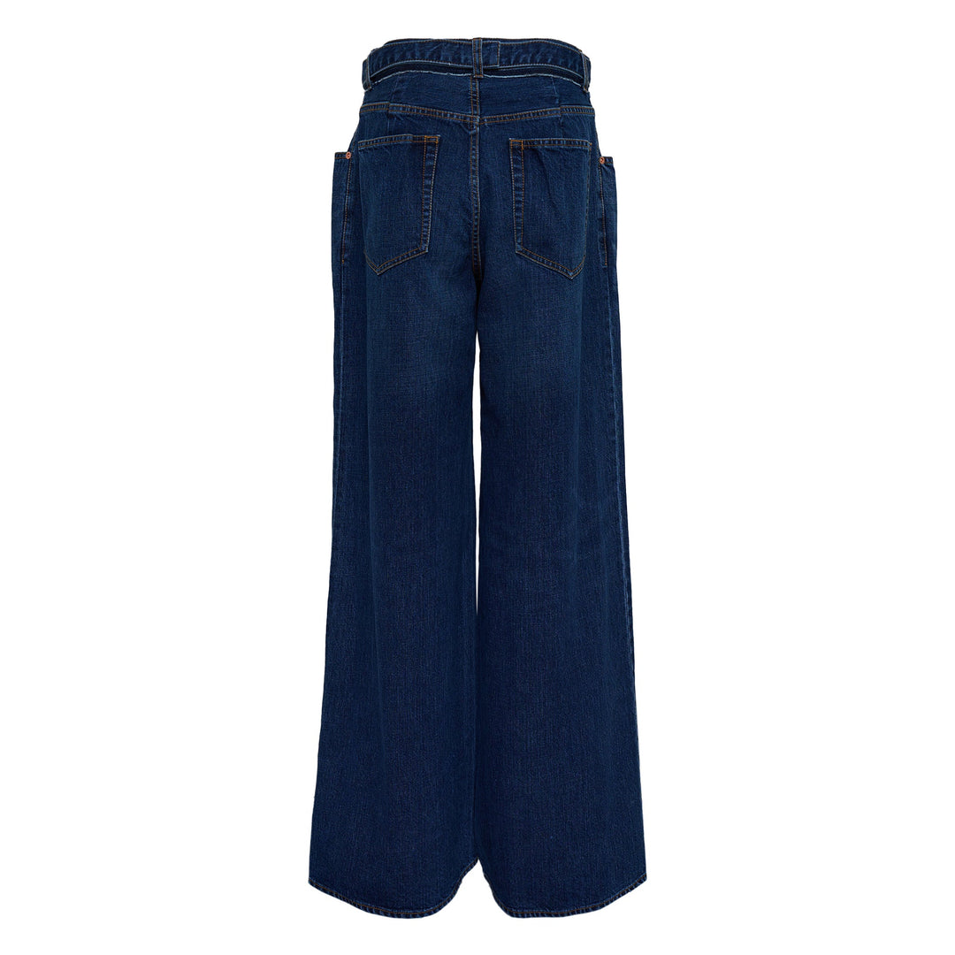 Wide Denim Pants