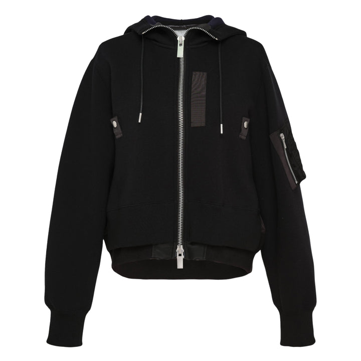 Sponge Sweat Nylon Twill Hoodie
