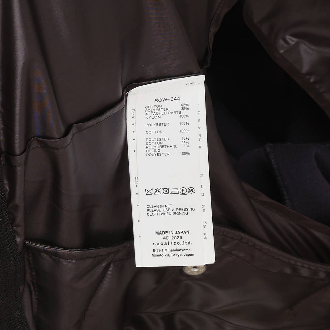 Sponge Sweat Nylon Twill Hoodie