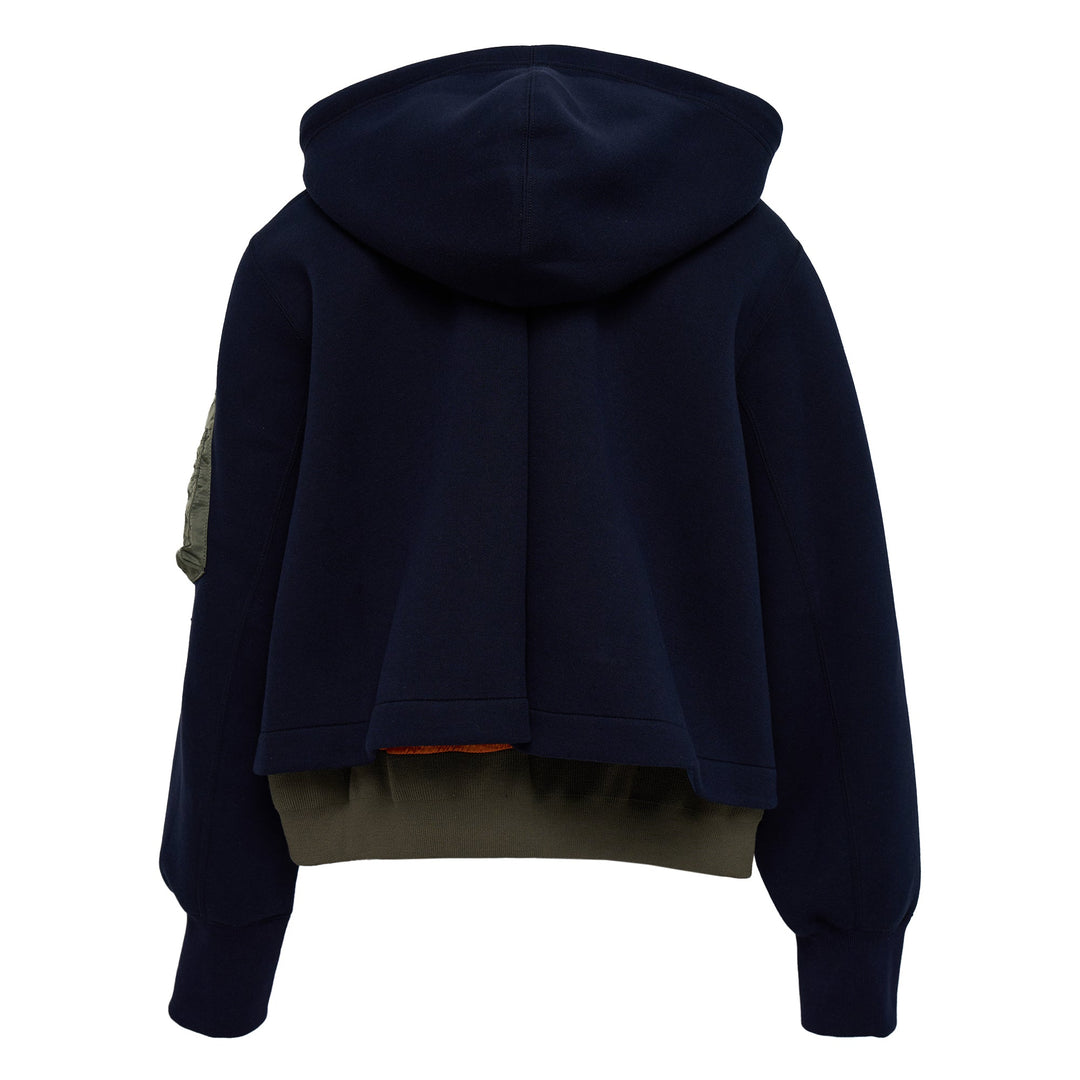Sponge Sweat Nylon Twill Hoodie